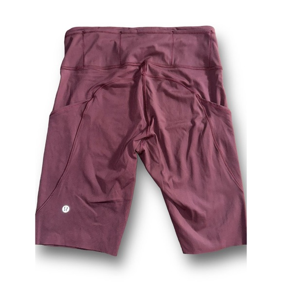 Lululemon Pants - Lululemon Bike Shorts Maroon‎ Size: 8